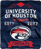NCAA Houston Label Raschel Throw NCAA Houston Label Raschel Throw