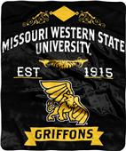 NCAA Missouri Western State Label Raschel Throw NCAA Missouri Western State Label Raschel Throw