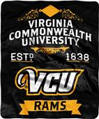 NCAA Virginia Commmonwealth Label Raschel Throw NCAA Virginia Commmonwealth Label Raschel Throw