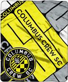 MLS Columbus Crew Scramble Raschel Throw MLS Columbus Crew Scramble Raschel Throw