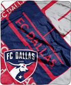 MLS FC Dallas Scramble Raschel Throw MLS FC Dallas Scramble Raschel Throw