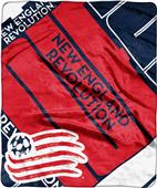 MLS NE Revolution Scramble Raschel Throw MLS NE Revolution Scramble Raschel Throw