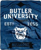 NCAA Butler Label Raschel Throw NCAA Butler Label Raschel Throw