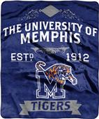 NCAA Memphis Label Raschel Throw NCAA Memphis Label Raschel Throw