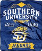 NCAA Southern University Label Raschel Throw NCAA Southern University Label Raschel Throw