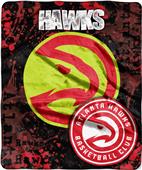 Northwest NBA Hawks Dropdown Raschel Throw Northwest NBA Hawks Dropdown Raschel Throw