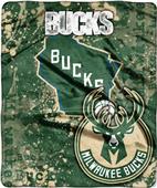 Northwest NBA Bucks Dropdown Raschel Throw Northwest NBA Bucks Dropdown Raschel Throw