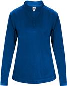 Badger Sport 1/4 Zip Poly Fleece Ladies Pullover Badger Sport 1/4 Zip Poly Fleece Ladies Pullover