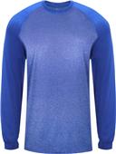 Badger Sport Adult Tonal Sport Heather L/S Tee Badger Sport Adult Tonal Sport Heather L/S Tee