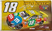 BSI NASCAR Kyle Busch #18 2-Sided 3' x 5' Flag BSI NASCAR Kyle Busch #18 2-Sided 3' x 5' Flag