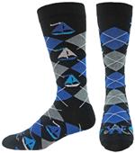 Wright Avenue Sailboats Novelty Cotton Crew Sock Wright Avenue Sailboats Novelty Cotton Crew Sock
