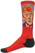 Red Lion Donald Trump 2 Sublimated Crew Socks Red Lion Donald Trump 2 Sublimated Crew Socks