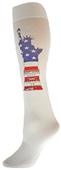 Nouvella Statue Liberty Political Sublimated Sock Nouvella Statue Liberty Political Sublimated Sock