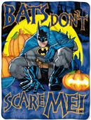 Northwest Batman - Not Scary Micro Raschel Throw Northwest Batman - Not Scary Micro Raschel Throw