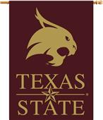 College Texas State Bobcats 2-Sided 28"x40" Banner College Texas State Bobcats 2-Sided 28"x40" Banner