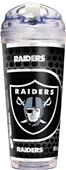 NFL Oakland Raiders Acrylic Tumbler w/ Straw NFL Oakland Raiders Acrylic Tumbler w/ Straw