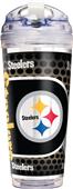 NFL Pittsburgh Steelers Acrylic Tumbler w/ Straw NFL Pittsburgh Steelers Acrylic Tumbler w/ Straw