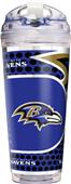 NFL Baltimore Ravens Acrylic Tumbler w/ Straw NFL Baltimore Ravens Acrylic Tumbler w/ Straw