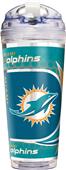 NFL Miami Dolphins Acrylic Tumbler w/ Straw NFL Miami Dolphins Acrylic Tumbler w/ Straw