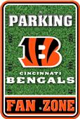 NFL Cincinnati Bengals Plastic Parking Sign NFL Cincinnati Bengals Plastic Parking Sign