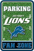 NFL Detroit Lions Plastic Parking Sign NFL Detroit Lions Plastic Parking Sign