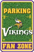 NFL Minnesota Vikings Plastic Parking Sign NFL Minnesota Vikings Plastic Parking Sign