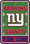 NFL New York Giants Plastic Parking Sign NFL New York Giants Plastic Parking Sign
