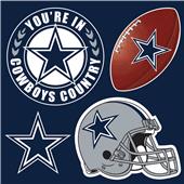 NFL Dallas Cowboys 4 Piece Magnet Set NFL Dallas Cowboys 4 Piece Magnet Set