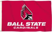 Collegiate Ball State 3'x5' Flag w/Grommets Collegiate Ball State 3'x5' Flag w/Grommets