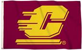 Collegiate Central Michigan 3'x5' Flag w/Grommets Collegiate Central Michigan 3'x5' Flag w/Grommets