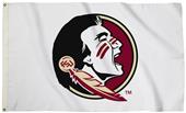 Collegiate Florida St White 3'x5' Flag w/Grommets Collegiate Florida St White 3'x5' Flag w/Grommets