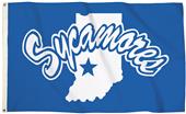 Collegiate Indiana State 3'x5' Flag w/Grommets Collegiate Indiana State 3'x5' Flag w/Grommets