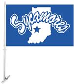 Collegiate Indiana State 2-Sided 11x18 Car Flag Collegiate Indiana State 2-Sided 11x18 Car Flag