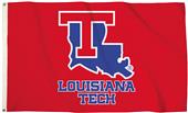 Collegiate LA Tech Red 3'x5' Flag w/Grommets Collegiate LA Tech Red 3'x5' Flag w/Grommets