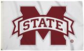 Collegiate Miss State Logo 3'x5' Flag w/Grommets Collegiate Miss State Logo 3'x5' Flag w/Grommets