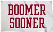 Collegiate Oklahoma White 3'x5' Flag w/Grommets Collegiate Oklahoma White 3'x5' Flag w/Grommets