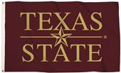 Collegiate Texas State 3'x5' Flag w/Grommets Collegiate Texas State 3'x5' Flag w/Grommets