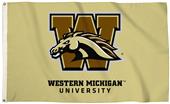 Collegiate Western Michigan 3'x5' Flag w/Grommet Collegiate Western Michigan 3'x5' Flag w/Grommet