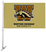 Collegiate Western Michigan 2-Sided 11x18 Car Flag Collegiate Western Michigan 2-Sided 11x18 Car Flag
