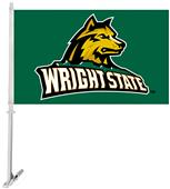 Collegiate Wright State 2-Sided 11x18 Car Flag Collegiate Wright State 2-Sided 11x18 Car Flag