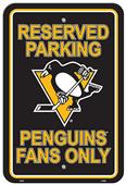 BSI NHL Pittsburgh Penguins Plastic Parking Sign BSI NHL Pittsburgh Penguins Plastic Parking Sign