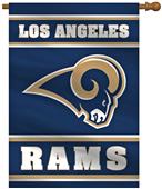 NFL LA Rams 2-Sided 28"x40" Banner NFL LA Rams 2-Sided 28"x40" Banner