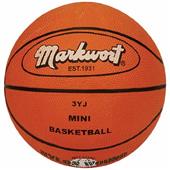 Markwort Mini Size 3 Orange Rubber Basketball Markwort Mini Size 3 Orange Rubber Basketball