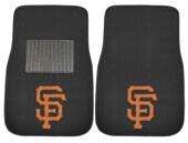 Fan Mats MLB Giants Embroidered Car Mat (set) Fan Mats MLB Giants Embroidered Car Mat (set)