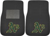Fan Mats MLB Athletics Embroidered Car Mat (set) Fan Mats MLB Athletics Embroidered Car Mat (set)