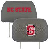 Fan Mats North Carolina St Head Rest Cover (set) Fan Mats North Carolina St Head Rest Cover (set)