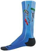 Red Lion Skeleton Skateboarder Crew Socks Red Lion Skeleton Skateboarder Crew Socks