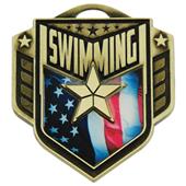 Hasty Awards 2.25" Liberty Swimming Medals M-742 Hasty Awards 2.25" Liberty Swimming Medals M-742
