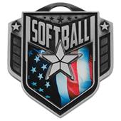 Hasty Awards 2.25" Liberty Softball Medals M-742 Hasty Awards 2.25" Liberty Softball Medals M-742
