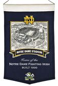 Winning Streak NCAA Notre Dame Stadium Banner Winning Streak NCAA Notre Dame Stadium Banner